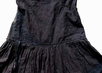 Sukienka bawełna mała czarna  36 S biust 80-90