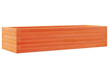 Donica ogrodowa woskowy brąz 110x40x23cm lite drewno sosnowe WM-847230