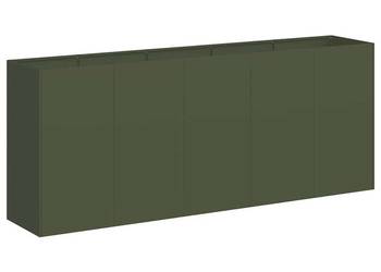 vidaXL Donica, oliwkowa, 200x40x80 cm,(SKU:860727)