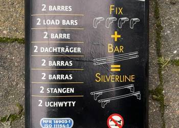 Belki bagażnik relingi Silver Line Kit Fix 020 Auto Maxi Audi BMW VW