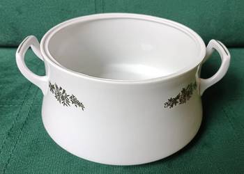 Porcelanowa waza z pokrywką PRL Wałbrzych vintage