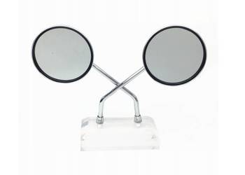 LUSTERKA DO MOTOCYKLA SKUTERA OKRĄGŁE CHROM M 10