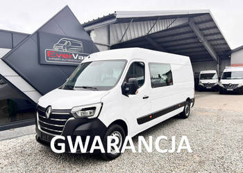 Renault Master max L3H2 7 osobowy brygadówka lift doka pełna opcja 80tys k…
