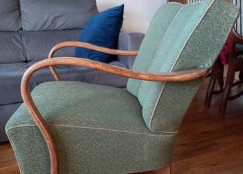 Stary przedwojenny fotel Art Deco vintage