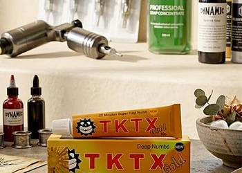 TKTX Gold 38% Krem przed zabiegiem PMU / Tatuaż 10g