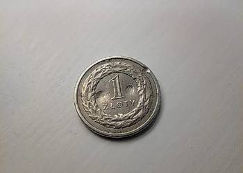 Moneta 1 zł z 1990 r. Destrukt