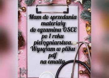 Materiały do egzaminu OSCE po 1 roku pielęgniarstwa