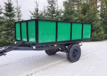 Przyczepa jednoosiowa wywrotka