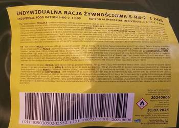 Wojskowa Indywidualna Racja Żywnościowa S-RG-2