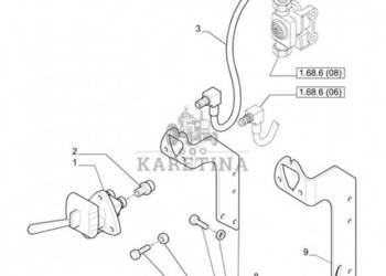 New Holland T6010 T6070 Pol wcisnij-pociagni 87692947