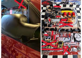 TICO części lusterko lewe prawe składane wewnętrzne zewnętrzne lampy tylne