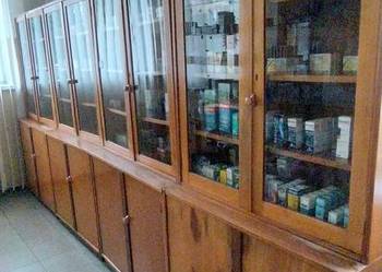 MEBLE APTECZNE DREWNIANE 60  LETNIE