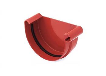 Bryza PVC Denko prawe 75 mm czerwony