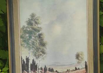 Pejzaż 
Oleodruk 
58 x 38 cm 
Obraz w drewnianej ramie