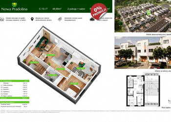 Oferta sprzedaży mieszkania 48.95m2 3-pokojowe Tarnów