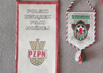 Dwa proporczyki piłkarskie; PZPN i Tiraspol FC