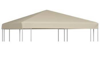 vidaXL Zadaszenie altany ogrodowej, 310 g/m², 3 x 3 m, beżowe(sku44778)