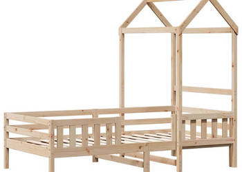 Rama łóżka z dachem lite drewno sosnowe 100x200 cm WM-3282156
