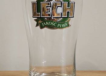 szklanka pokal kufel na piwo LECH 0,5l Krosno