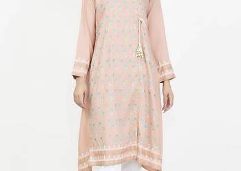 Nowa indyjska tunika angrakha M 38 handmade kameez kurta wzó