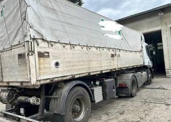 Naczepa 1oś przyczepa wywrotka z wydmuchem do sruty pelettu paszy