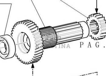 New Holland T7 T6050 TM165 TM155 TM150 TM140 TM145 TM180 Wałek Napędzany 5…