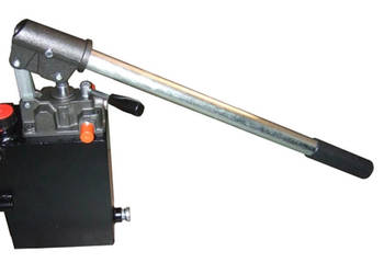 POMPA HYDRAULICZNA RĘCZNA DWUSTRONNA+ZBIORNIK 5L [7083]