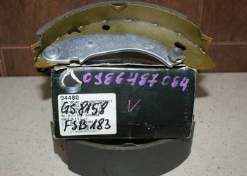 0 986 487 084 - BOSCH - SZCZĘKI HAMULC. RENAULT CLIO 90-98,