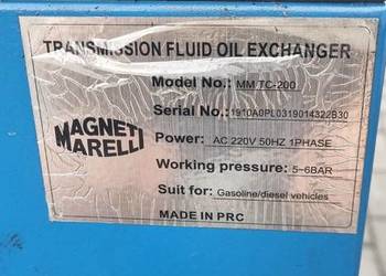 Urządzenie do wymiany dynamiczniej oleju Magneti Marelli