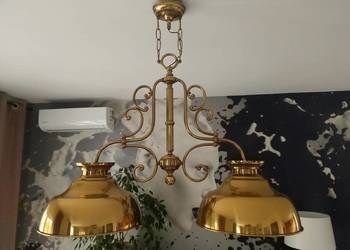 Lampa mosiężna wisząca