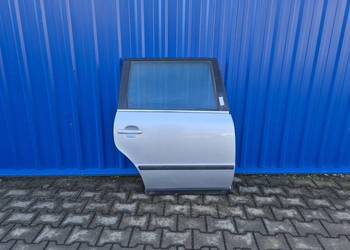 DRZWI TYŁ PRAWY TYLNE PRAWE VW PASSAT B5 FL KOMBI LA7W SREBRNE