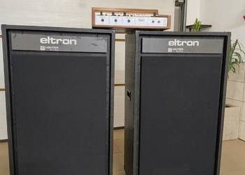 Kolumny Eltron 2x60W + Wzmacniacz Akord Stereo 60W