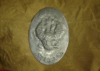 Stary cynkowy szyld Sołtysa