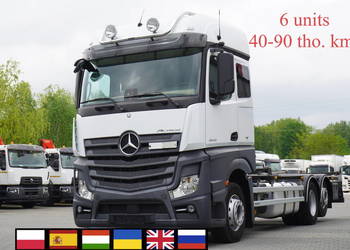 Mercedes-Benz Actros 2540 6x2/ 80 tys.km!/ 5 siedzeń!/ BDF/ 6 szt_252860