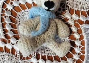 Maskotka miś na szydełku Maskotka miś na szydełku