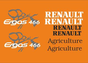 Naklejki Renault Ergos 466 i inne modele mocne