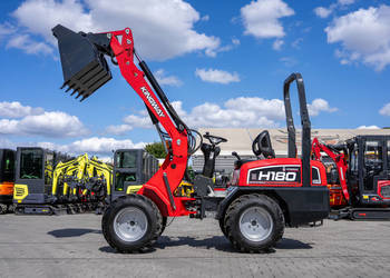 Ładowarka kołowa silnik KUBOTA udźwig 800kg H180 łyżka widły transport