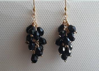 Kolczyki winogrona handmade