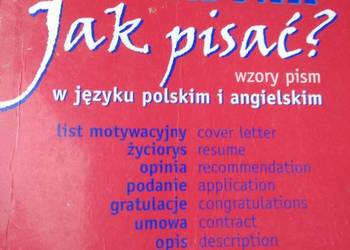 Poradnik jak pisać po angielsku książki księgarnie Warszawa