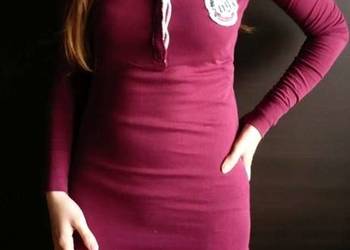 Sukienka tunika New Look s 36 ołówkowa pencil kołnierzyk