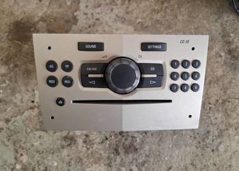 Radio Opel CD30 Delphi Grundig 13262382 UZT srebrne + KOD