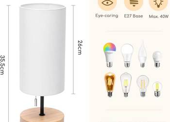 Aigostar Lampka nocna z 2 portami USB
