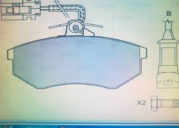 KLOCKI HAMULCOWE NOWE VALEO V-W PASSAT OD 88- 2000-