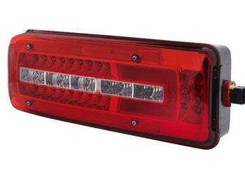 DAF XF 12‑ Lampa tylna lewa HELLA (24V, z oświetleniem tablicy)