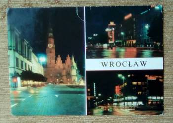 WROCŁAW NOCĄ - M. IN. RATUSZ I UL. ŚWIERCZEWSKIEGO