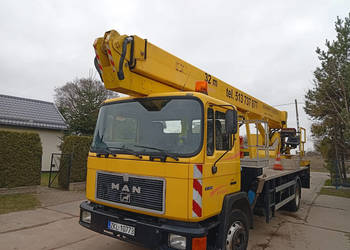Podnośnik koszowy MAN F90 WUMAG WT 320 hydrauliczny