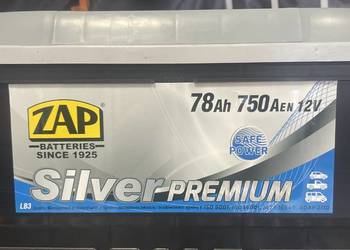 Akumulator 78Ah 750A 12V Zap Silver Premium PŁOCK CHOPINA 1 DARMOWA DOSTAWA