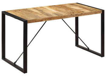 Stół jadalniany 140 x 70 x 75 cm lite drewno mango WM-247420