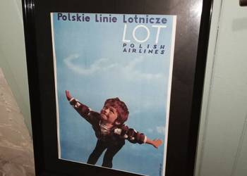 plakat PLL LOT  reklama