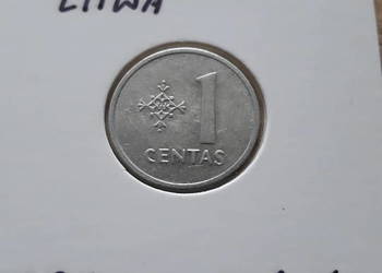 1 Centaj Litwa 1991 r.